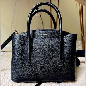 Kate Spade, Margaux Mini Satchel, Black, NEW